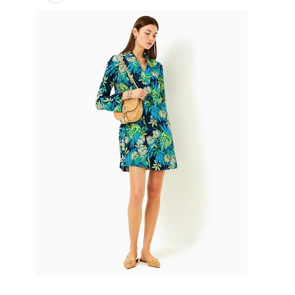 Lili Pulitzer, Womens, Chessie UPF 50+ Dress, Multi The Hottest Spot - Picture 1 of 16